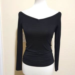 Solid form-fitting off the shoulders top |shein | Size xs